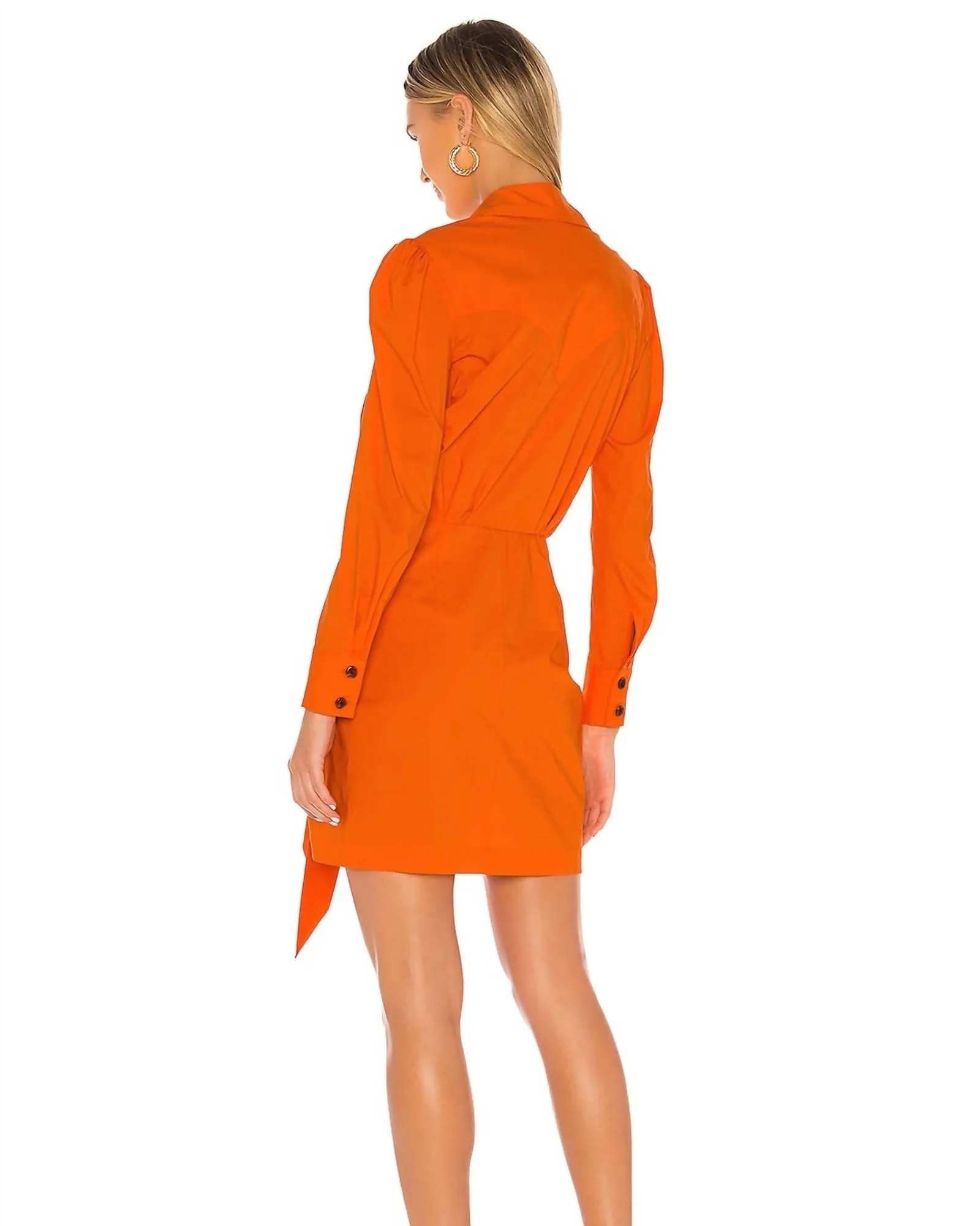 Agnes Mini Dress In Orange | Orange