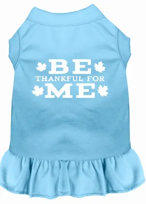 Be Thankful For Me Screen Print Dress Baby Blue Xxl (18)