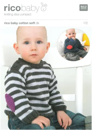 Cardigan & Jumper in Rico Baby Cotton Soft Dk (172)