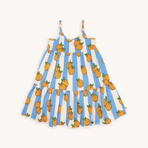 Carlijnq Oranges Flared Halter Dress