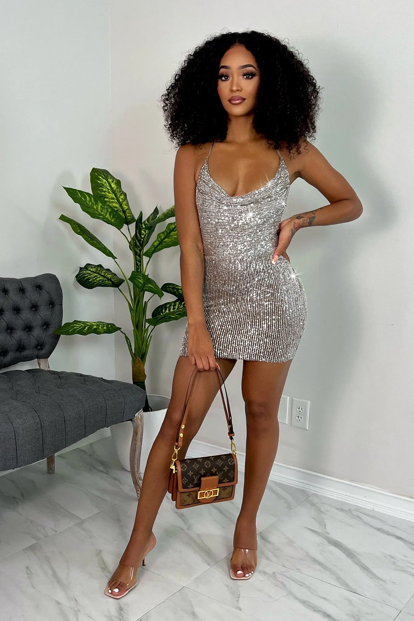 Cocktail Hour Sequin Dress