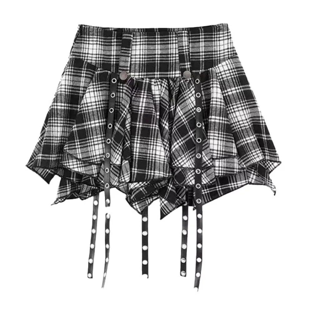 Come As You Are Plaid Skirt