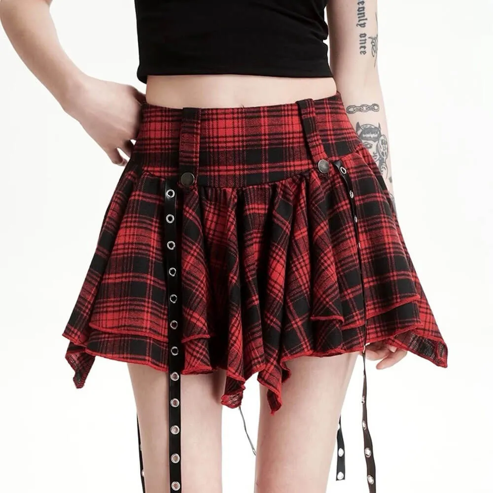 Come As You Are Plaid Skirt