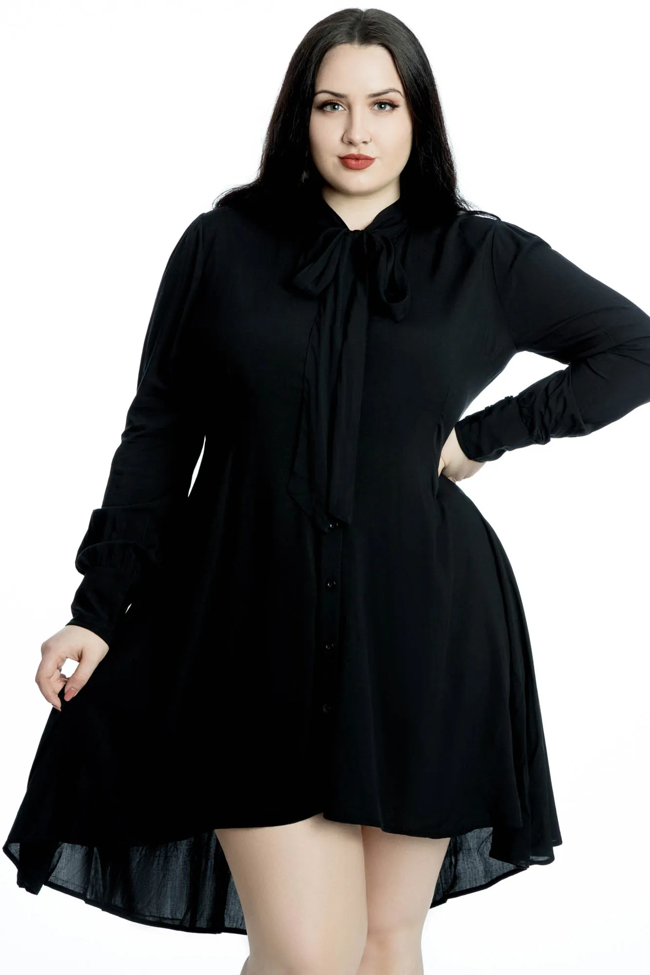 Death's Door Shirt Dress [PLUS]