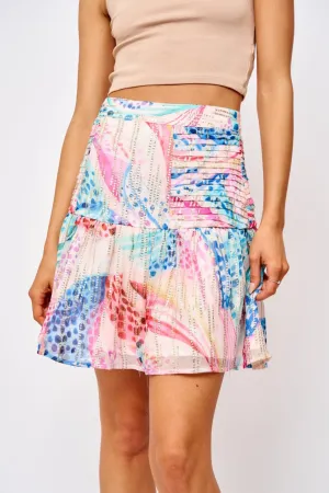 Floral Drop Waist Skirt