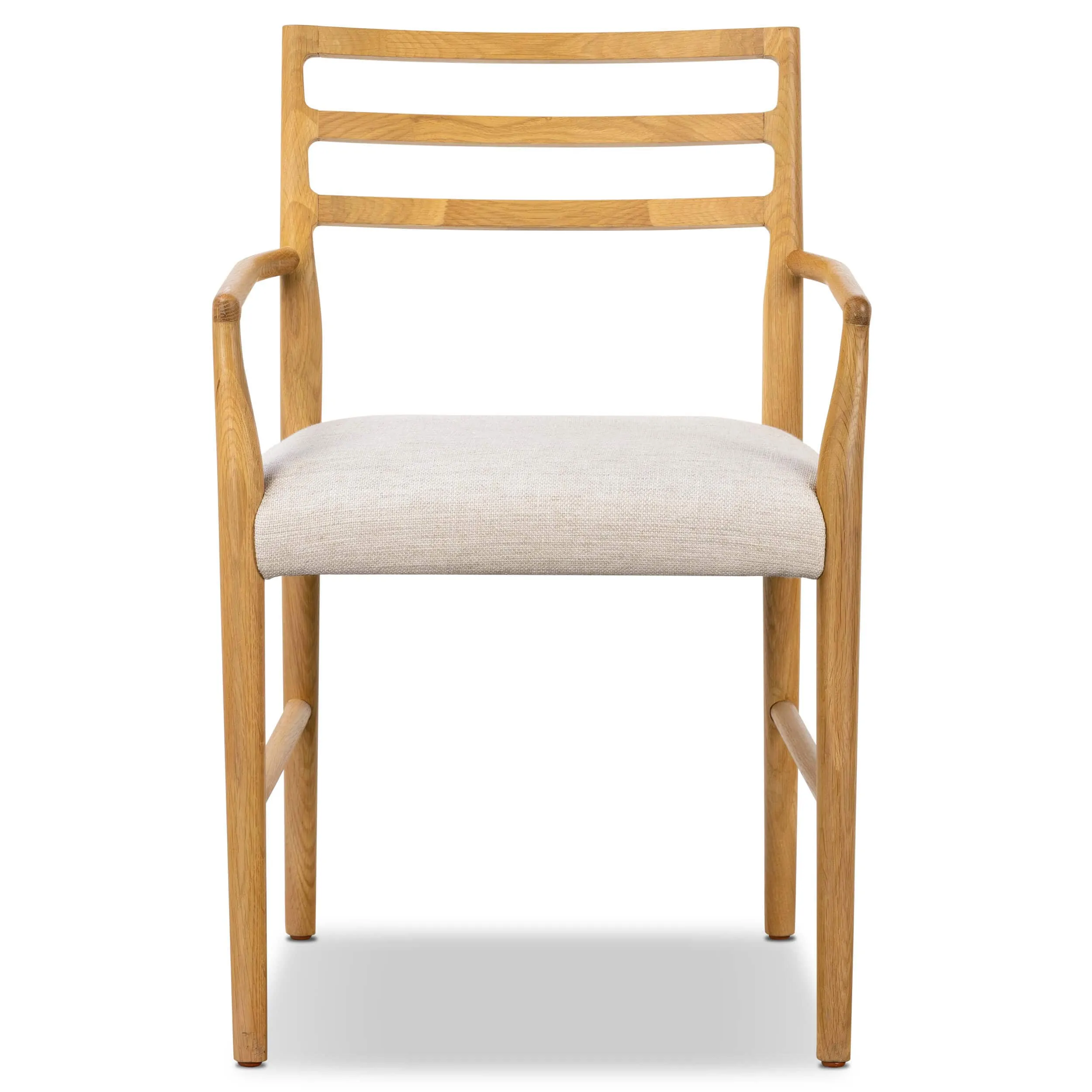 Glenmore Dining Arm Chair, Light Oak, Set of 2