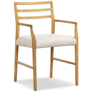 Glenmore Dining Arm Chair, Light Oak, Set of 2