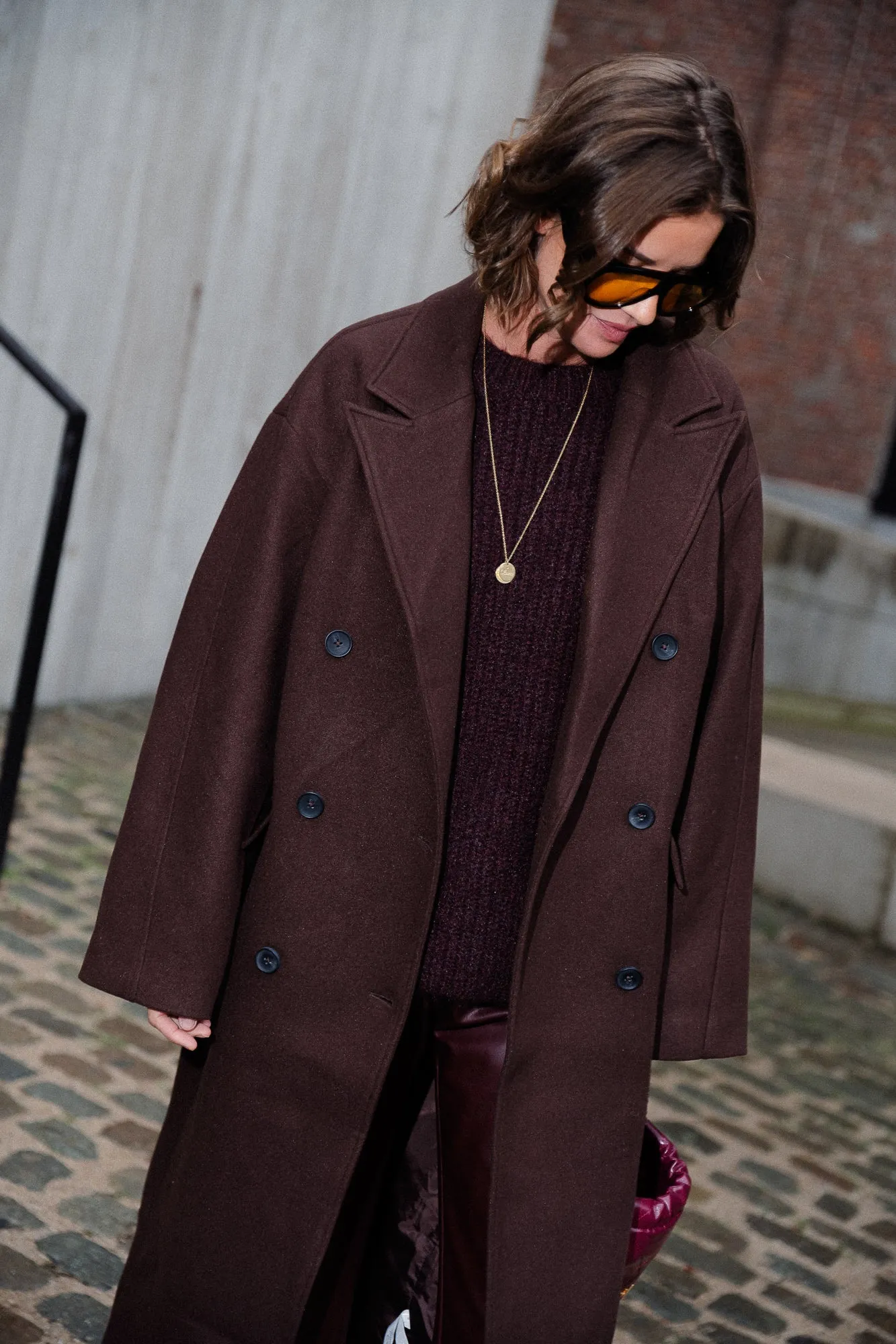 Haima coat chicory coffee