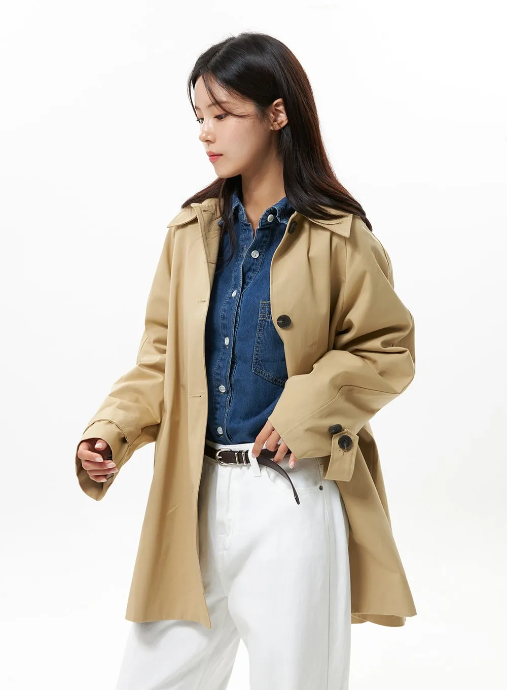 Half Trench Coat OS310