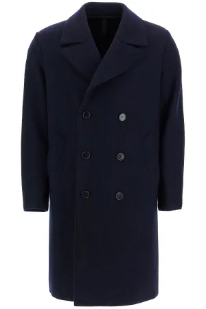 Harris Wharf London double-breasted wool coat in boiled