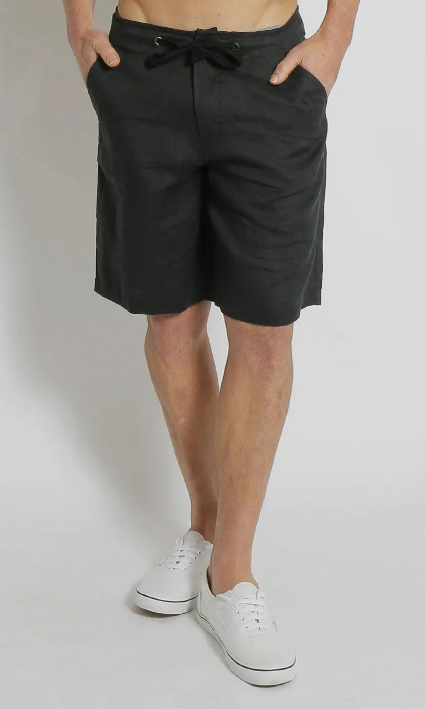 Hemp Drawstrings Short Black