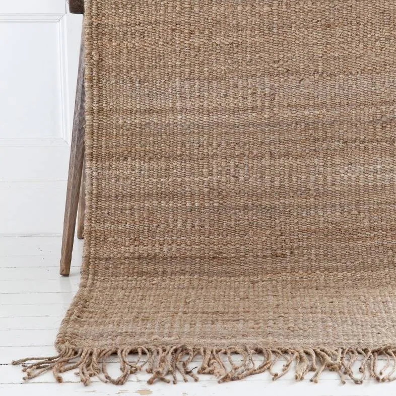 Hemp rug natural