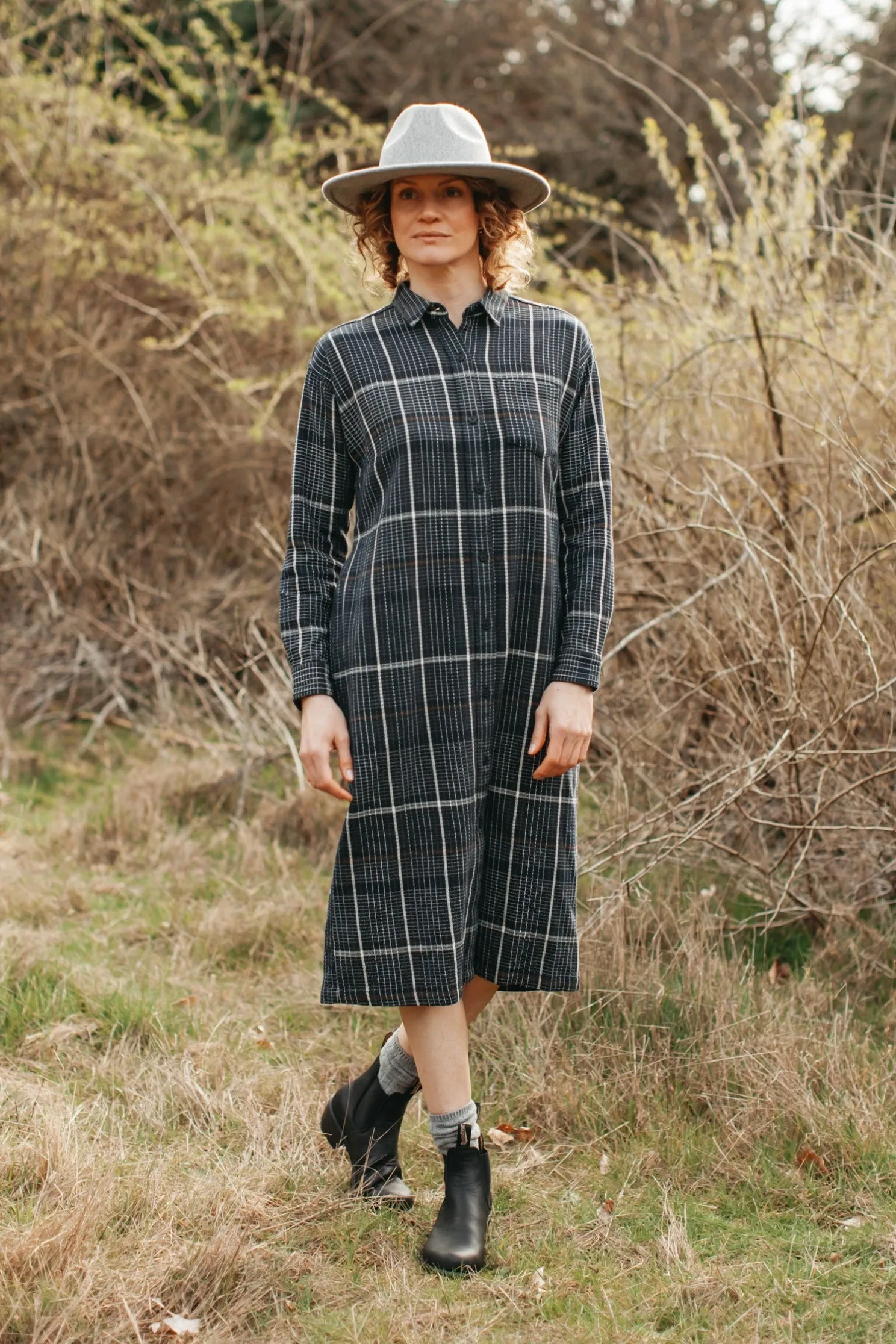 Lancaster Shirt Dress / Clear Creek Plaid