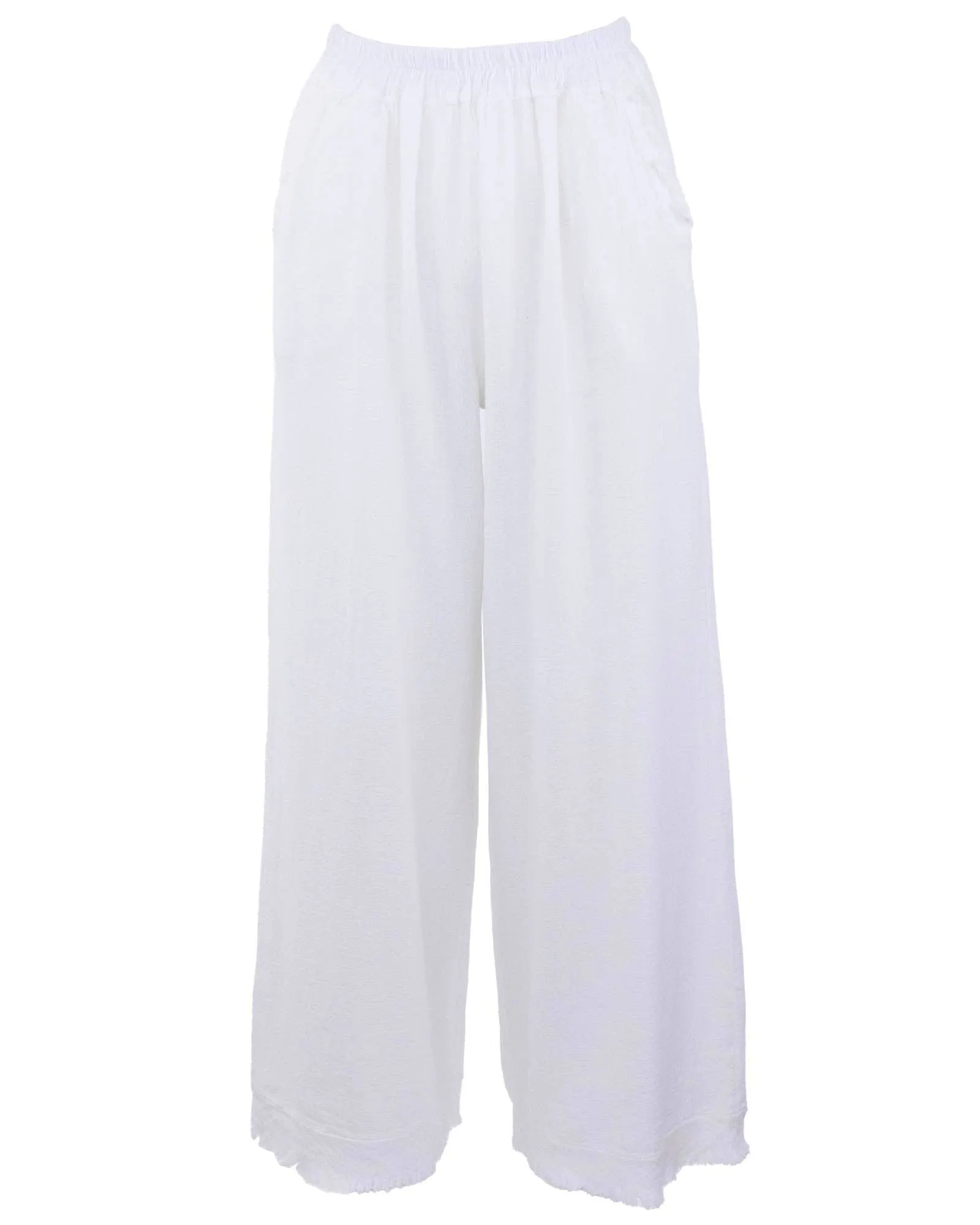 Linen and Cotton Blend Trousers