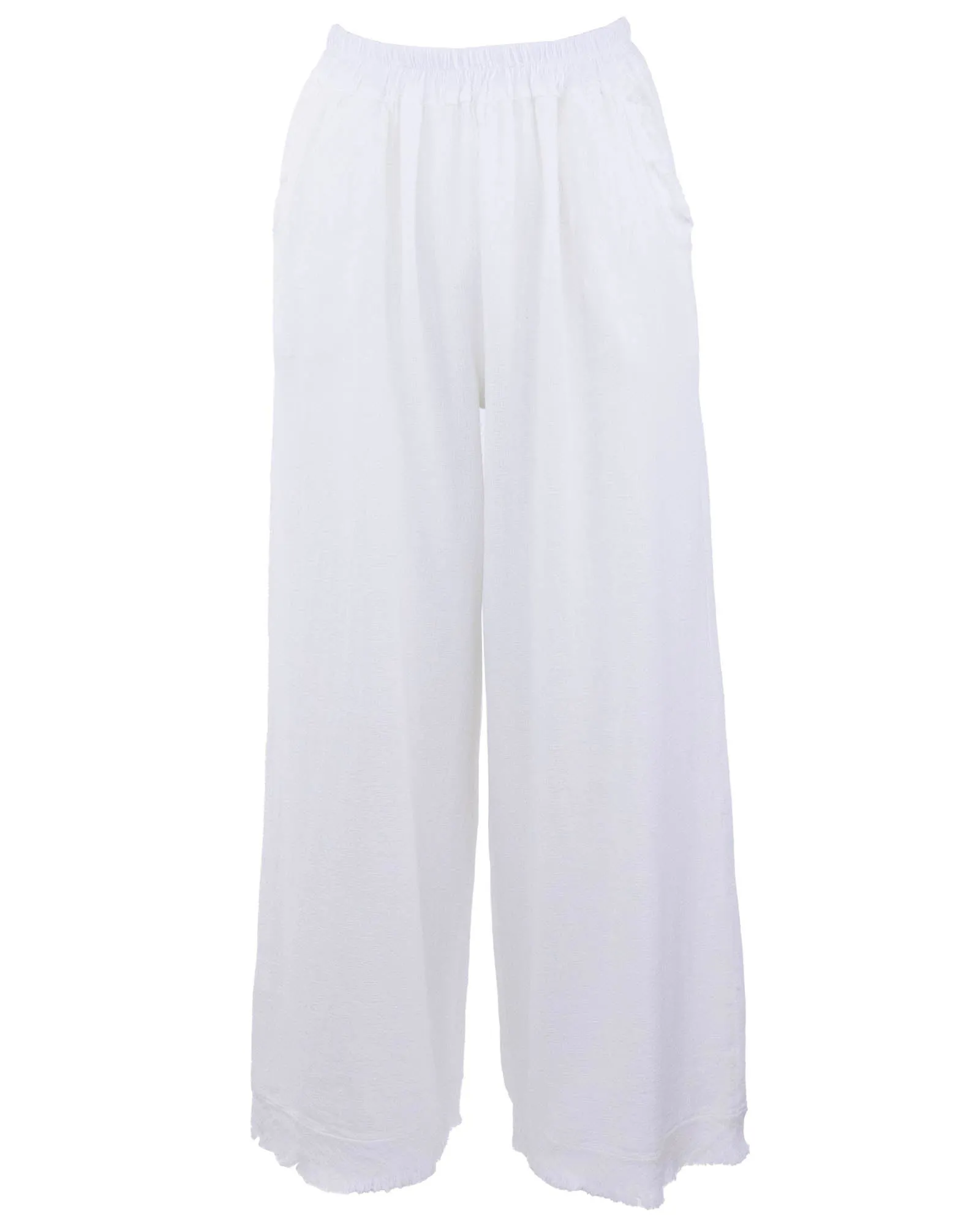 Linen and Cotton Blend Trousers