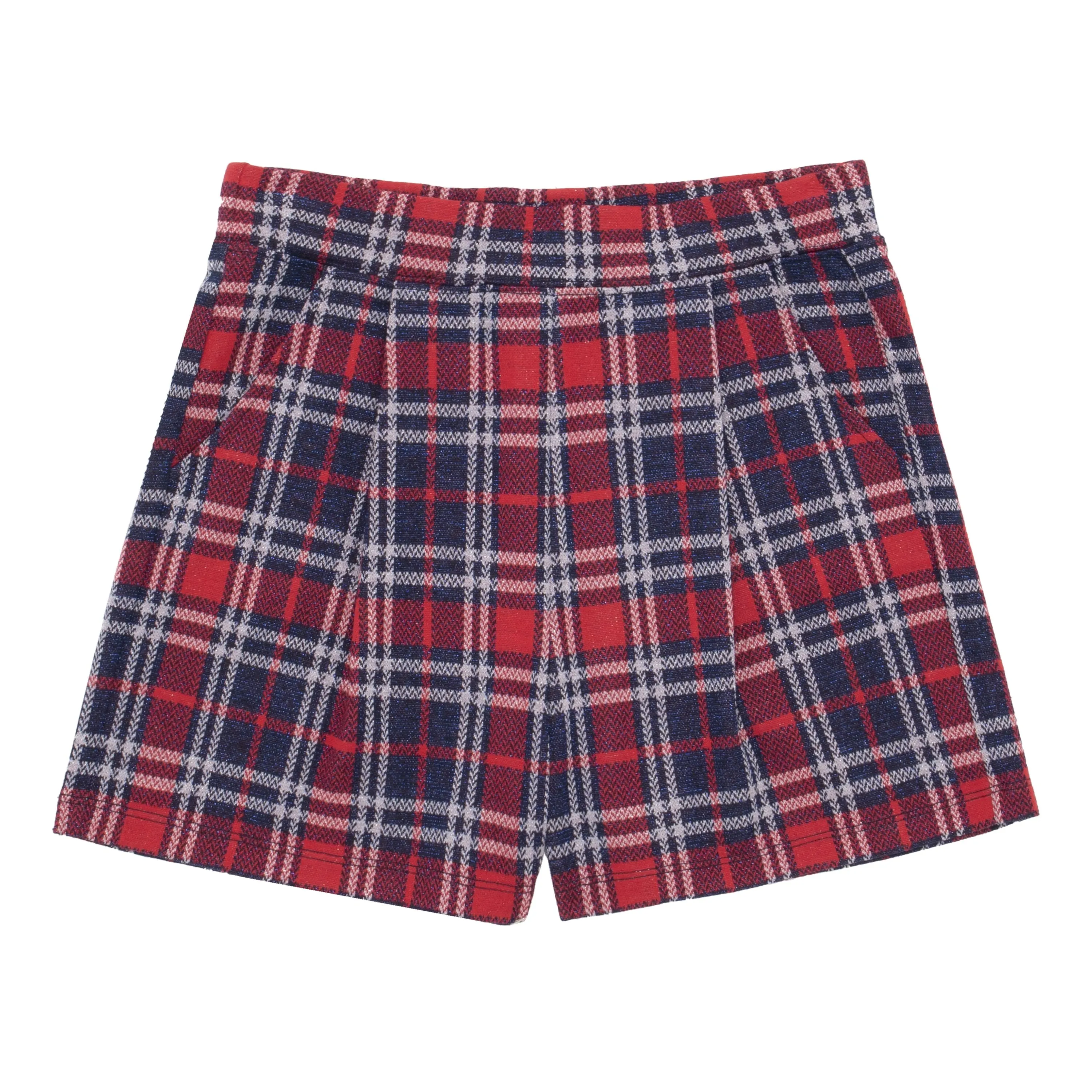 Lurex Plaid Short