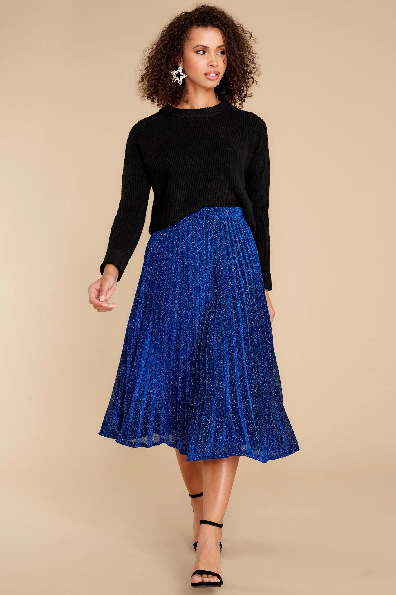 Magic Moments Navy Blue Maxi Skirt