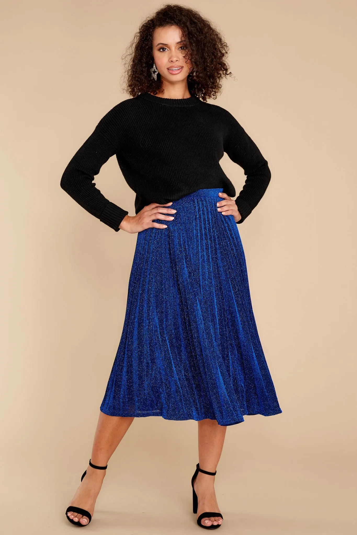 Magic Moments Navy Blue Maxi Skirt