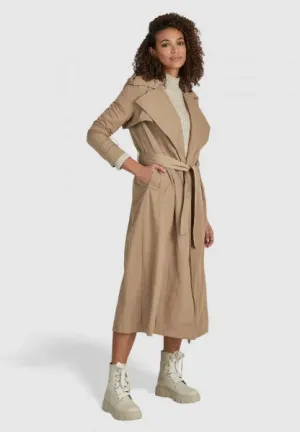 Marc Aurel Nougat Trench Coat