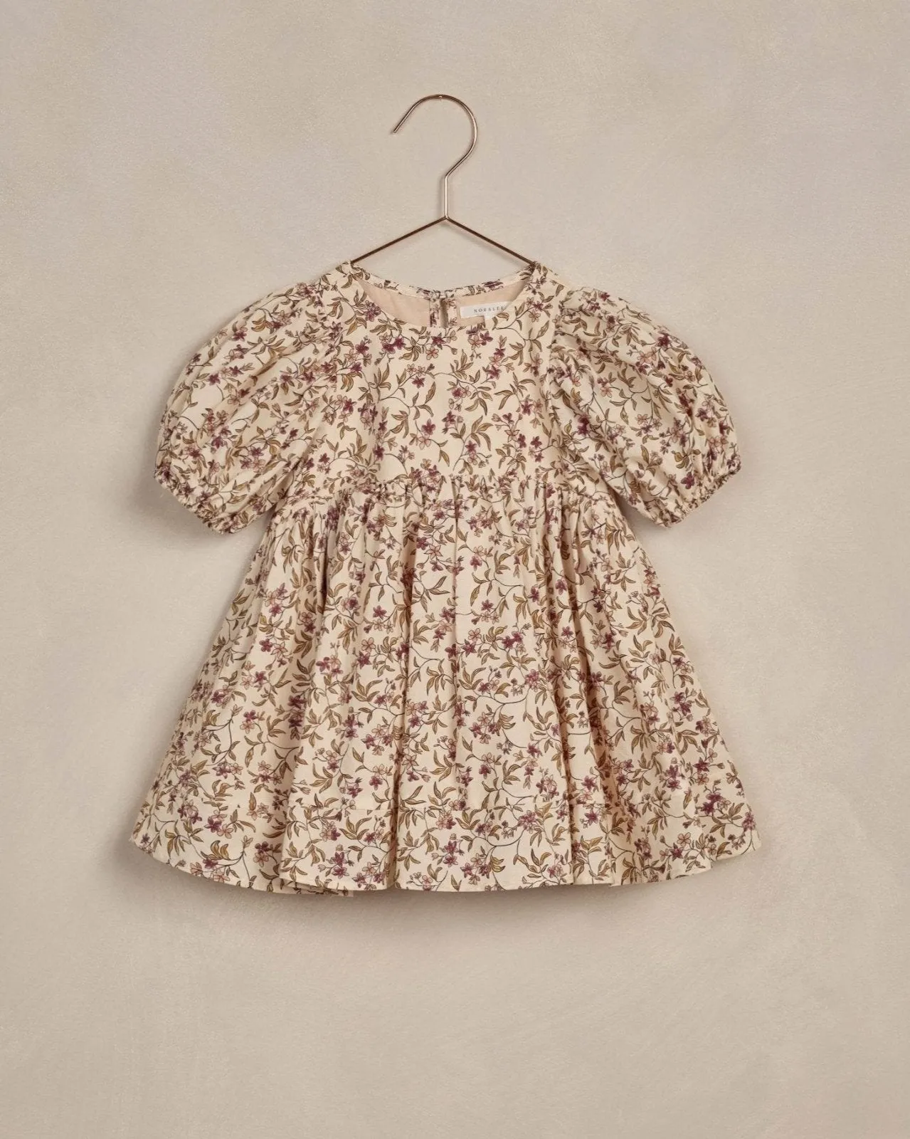 NoraLee Girls Luna Dress in Fig Floral