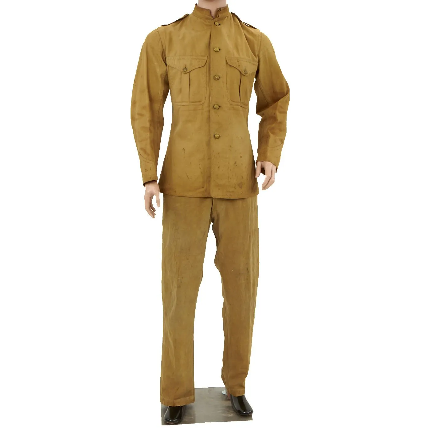 Original U.S. Spanish-American War Marine Corps Model 1898 Khaki Tropical Uniform Set - USMC