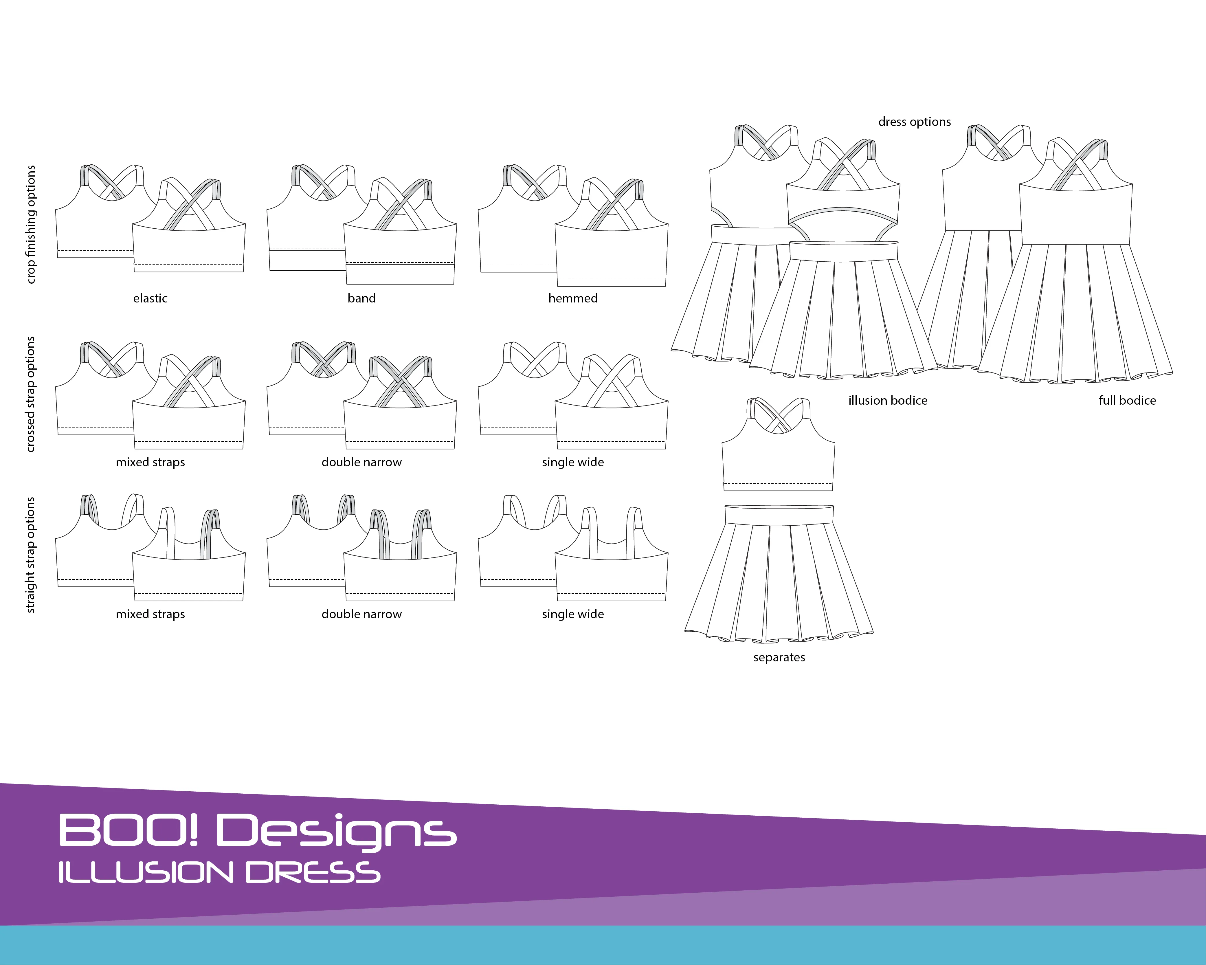 PDF Pattern: Illusion Dress