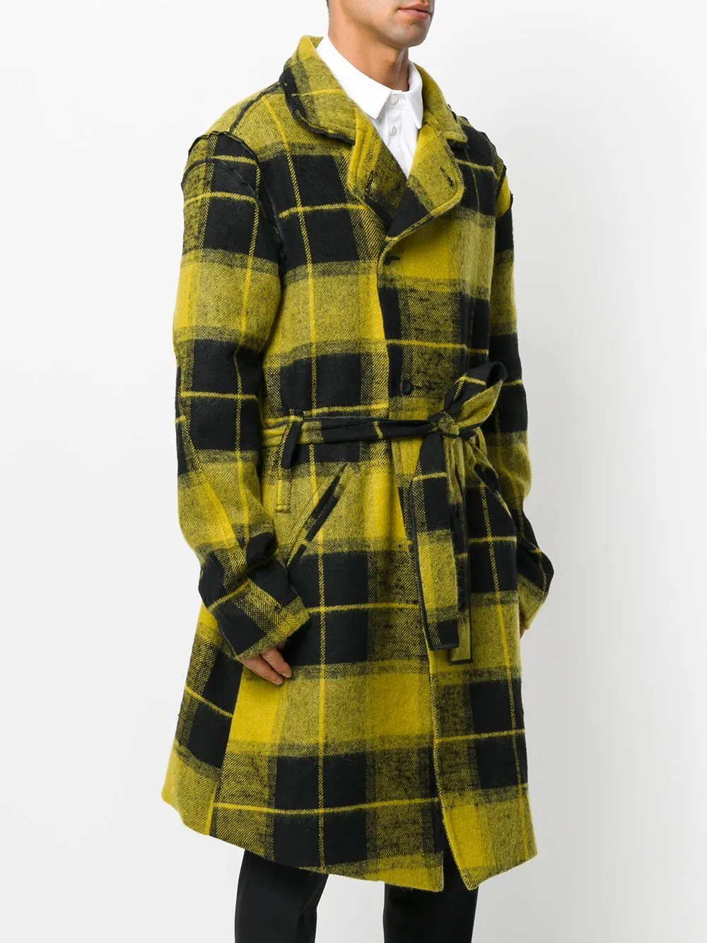 Plaid Coat Sulpher