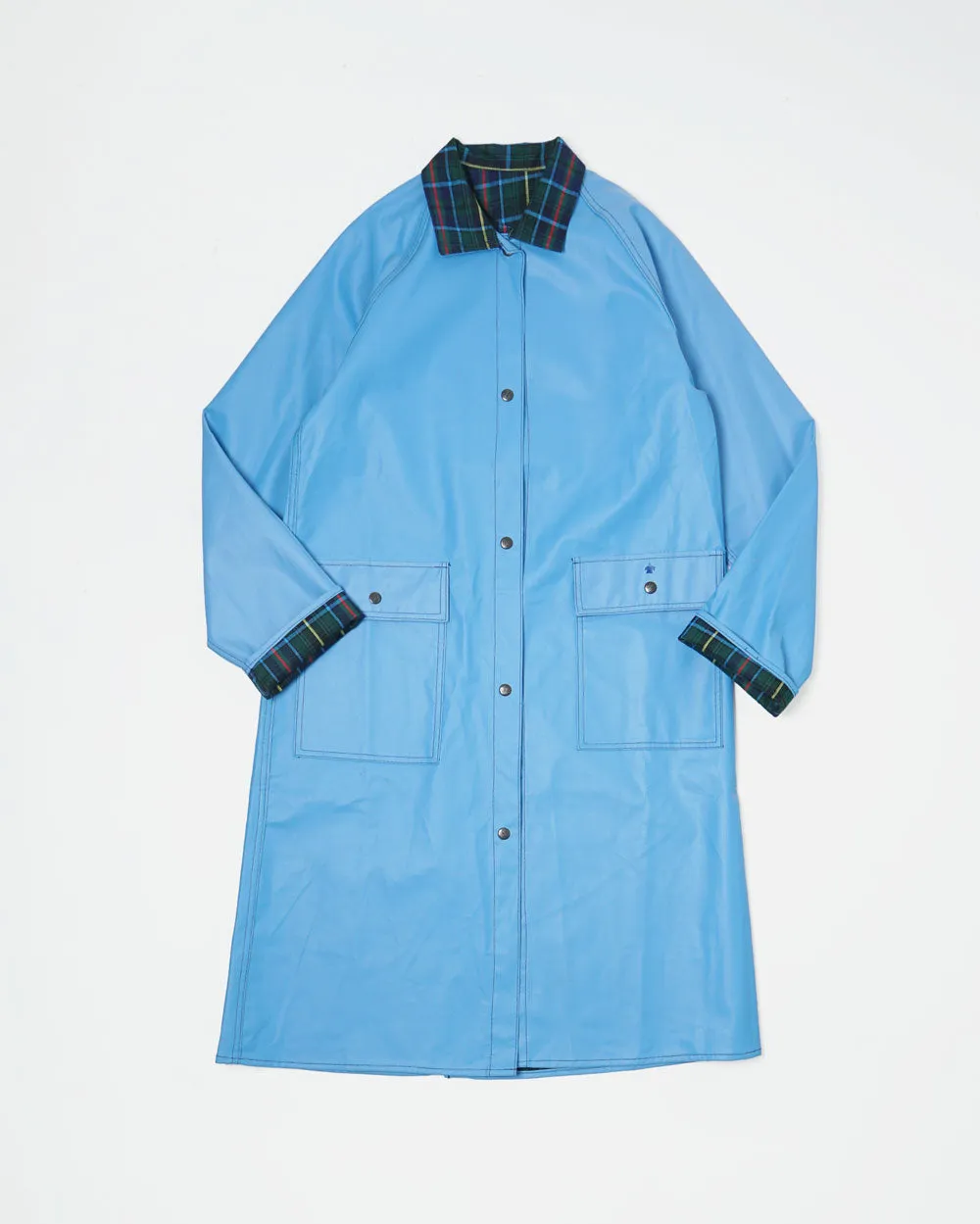 Sky Blue Vinyl Coat