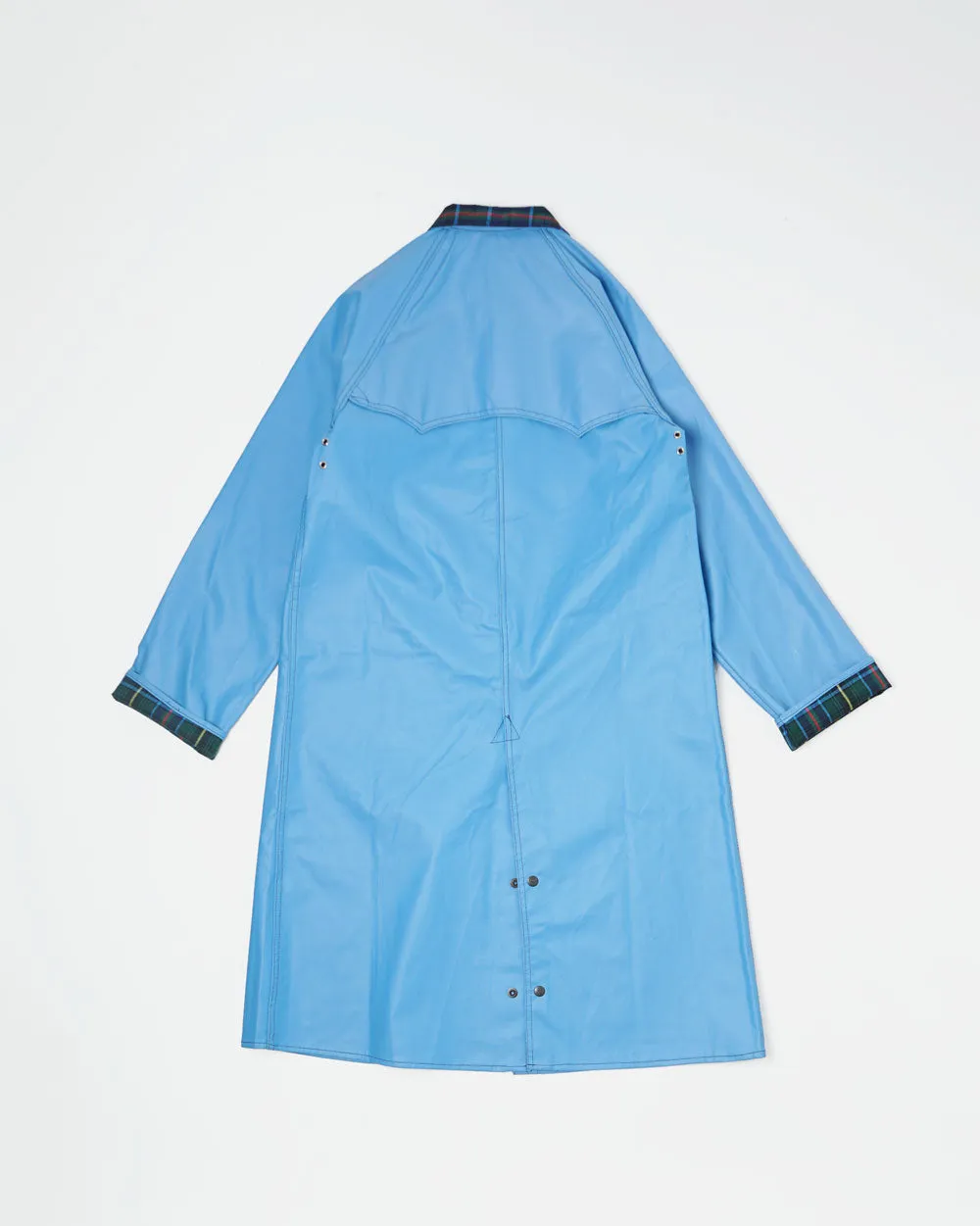 Sky Blue Vinyl Coat