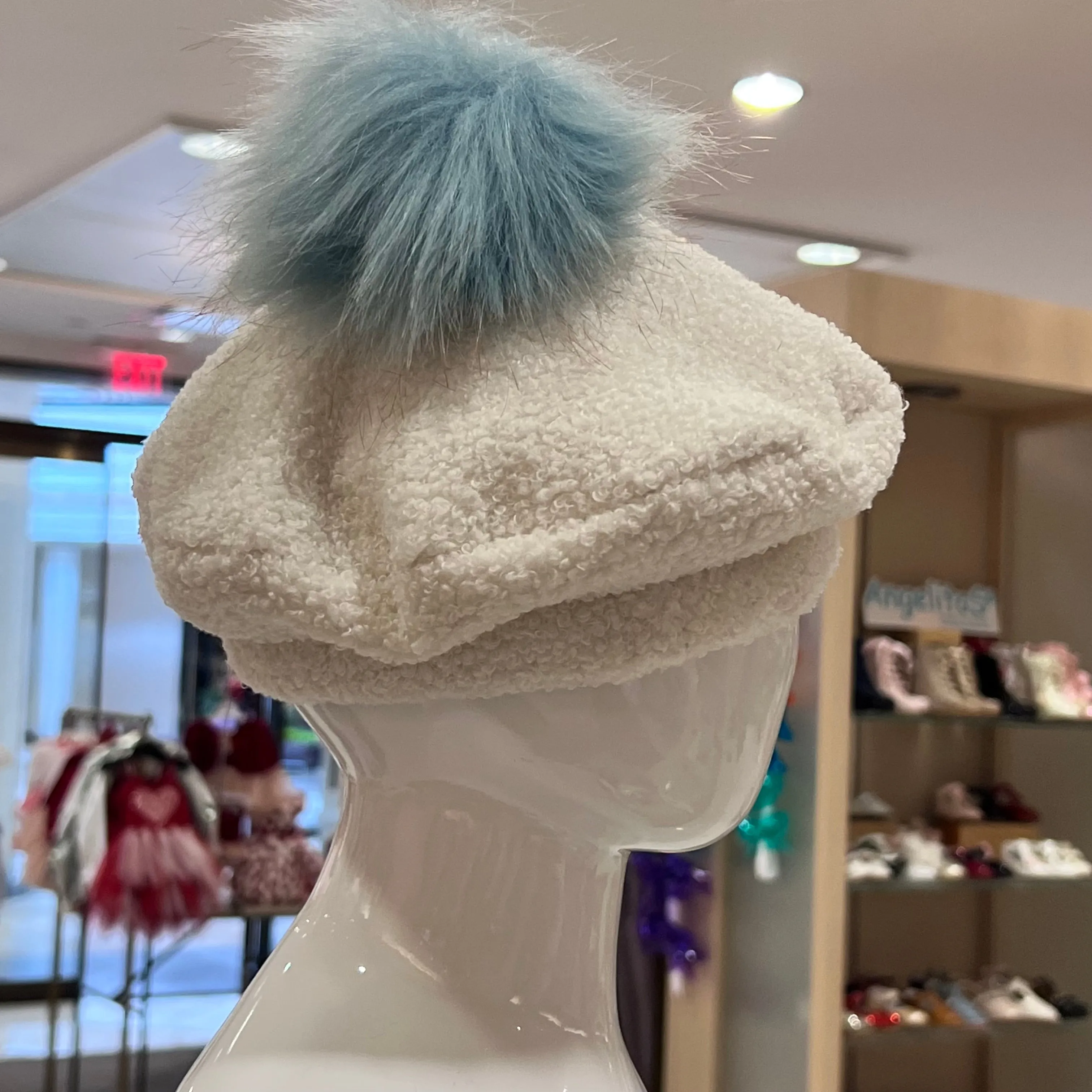 Sonata Blue Puff Beret