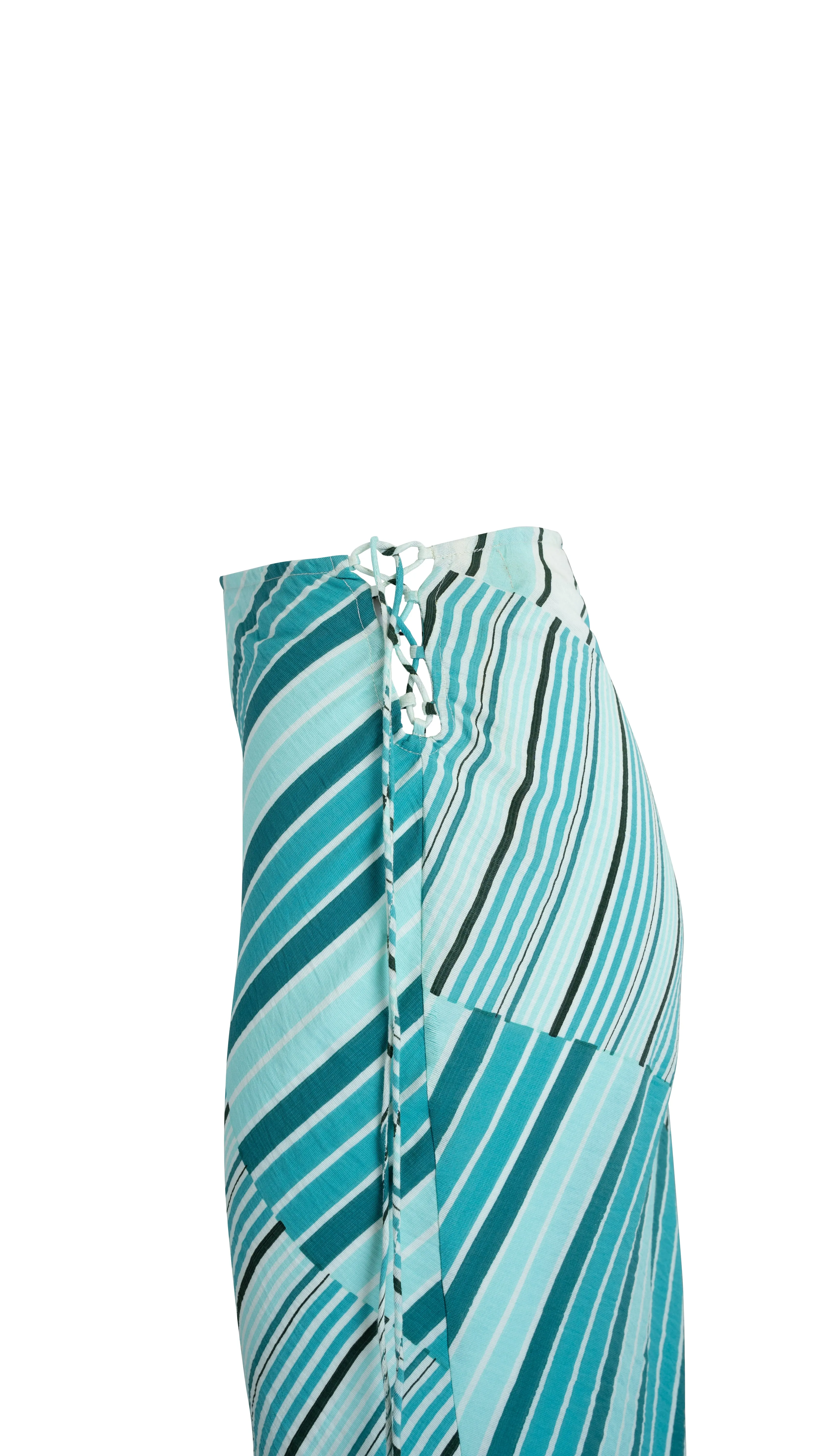 THE PAMELA SKIRT - LUNA STRIPE