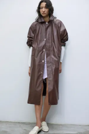 Trench Coat - Prune